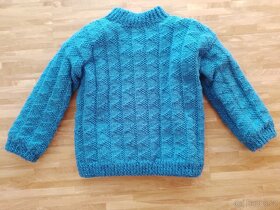 Chlapecký zateplený svetr, vel.cca 7 let SLEVA  - 4