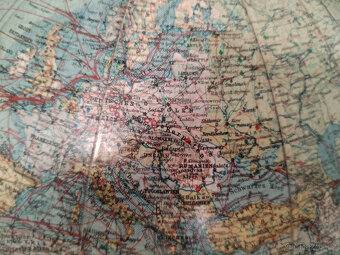 starožitný glóbus Columbus - 4