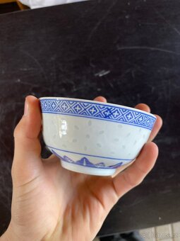 Tradiční čínská porcelánová miska s motivem draka - 4