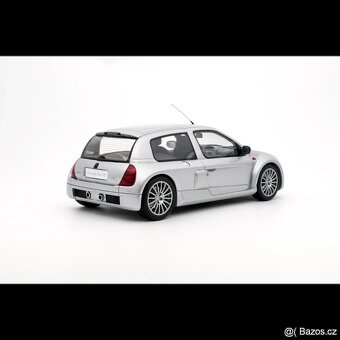 Renault Clio V6 Phase 1 Silver 2001 1:18 - 4
