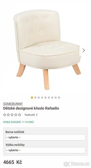 Luxusní dětské designové křeslo Somebanny - 4