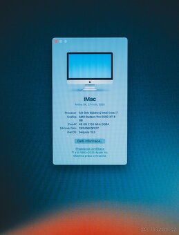 iMac 27" 2020 - 8jádro i7, 48GB RAM, RX 5500 XT 8GB, 1TB SS - 4