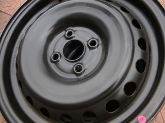 Plechové disky originál Kia Rio 4x100 6Jx15 ET46 - 4