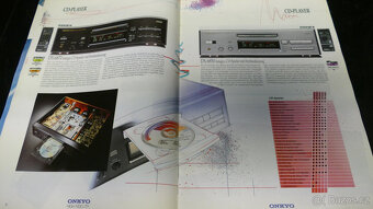 ONKYO DAT TUNER DECK CD ZESILOVAČ + KATALOG 92/93 TOP - 4