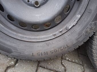 Sada ocelové disky+zimní pneu R15 5x112 - 4