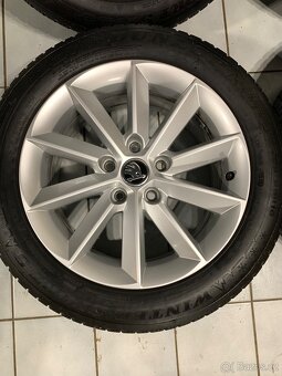Alu kola Škoda R16 5X112 ZIMNÍ PNEU 205/55 R16 7mm - 4