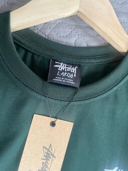 Zelené tričko Stussy - 4
