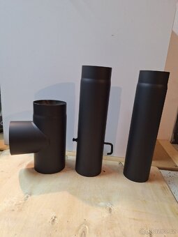 Kourovod, kolena,rure,rozety,zdera na kotle,krby,kamna - 4
