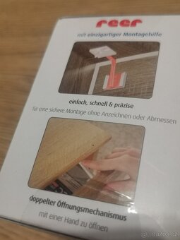 REER zámek na dvířka a šuplíky 8 ks bílý - 4