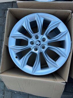 ORIGINÁL Alu Škoda CRATER R19, 5x112 - TOP STAV - 4
