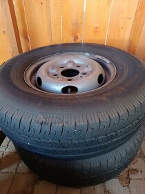 4x 14" kola s pěknými pneu z mercedes MB209D (T1) - 4
