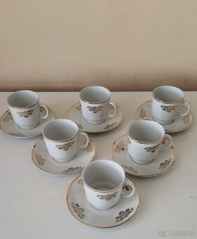 Kávový servis porcelánky Loket, 6 ks - 4