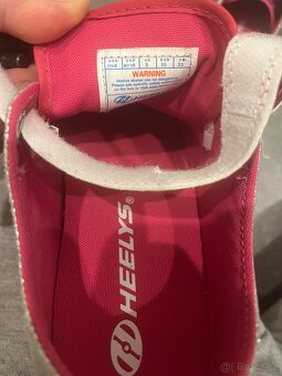 Heelys-Snazzy X2-Silver/Rainbow/Heart - koloboty vel.35 - 4