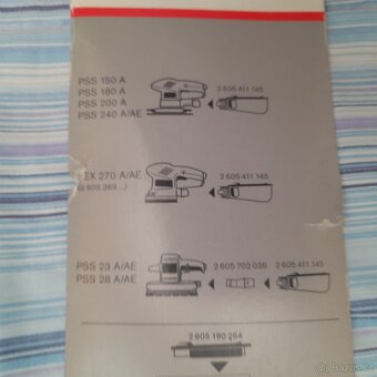 Prodám mikrofiltr pro brusky Bosch. - 4