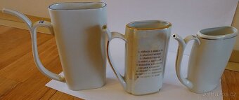 Sada 3 lázeňských pohárků Karlovy Vary – porcelán Thun - 4