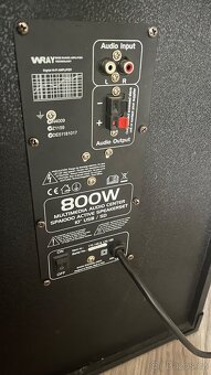 Aparatura 2x repro 800W + subwoofer - 4