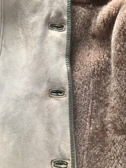 Prodám elegantní dlouhý kožich dubeňák v. 44, originál - 4