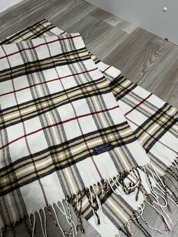 Šála Burberry - bílá - 4