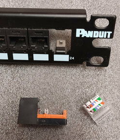 Ethernet Patch Panel 24 Port  CP24BLY + CJ588BL - Panduit - 4