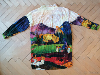 Dámská delší halenka / košile motiv Paul Gauguin - 4
