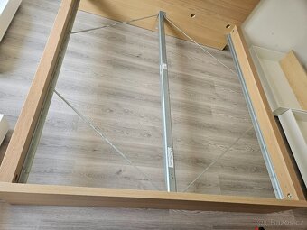 Postel IKEA MALM 180x200cm 4 šuplíky 2 rošty - 4