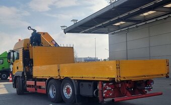 MAN TGS 26.480 - 6x4 – Valník + HR-HMF 5020 K6 – EURO 6 - 4