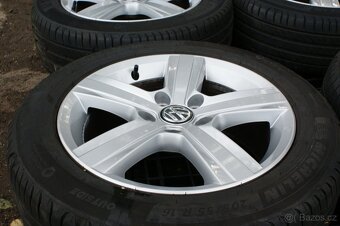 VW Golf 7 sada original a Skoda Audi Seat s pneu R16 5x112 - 4