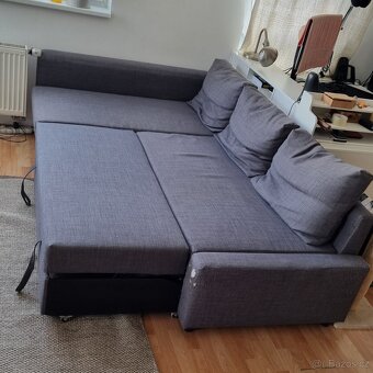 Prodám pohovku IKEA FRIHETEN (šedá) - 4