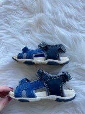 dětské kožené sandály GEOX Respira vel 25 modré - 4