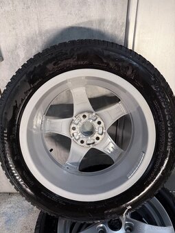 Zimní alu sada Borbet 5x112 r16 s pneu 205/55/16 Bridgestone - 4