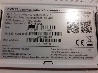 Zyxel O2 Gateway router - 4