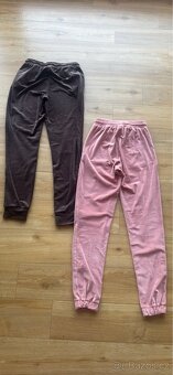 2 x sametove teplaky, vel. 170 - 4