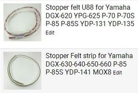 Hlučné klávesy Yamaha - 4