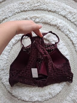 Burgundy kajková podprsenka - 4