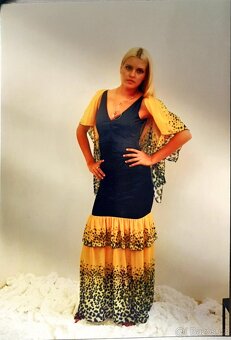 Šaty s falešnou  perelínkou - 4