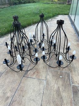 Rustikální lustry 4ks - 4