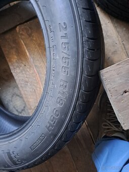 Letní pneu Kumho 215/55 R18 95H, ROK 2022, 99% - 4 kusy - 4