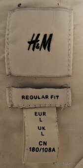 Prodám světle žlutou pánskou košili H&M, vel. L - 4