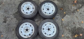 Plechové disky Škoda Fabia 5x100 6x14 ET43 185/60r14 Barum - 4