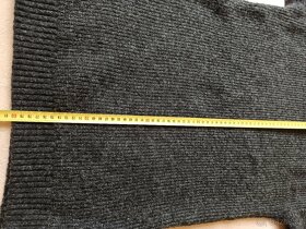 Dlouhý svetr/šaty s perličkami - 4