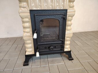 Kachlová kamna krbová Elena písková - 4