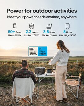 Nabíjecí stanice Bluetti PS54 - 537Wh, 700W - 4