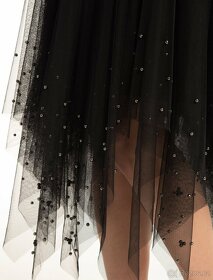 Nová dámská černá asymetrická sukně - 4