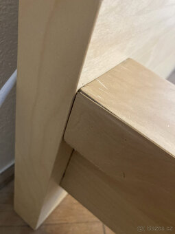 Postel Ikea MALM 140 cm + jeden rošt - 4