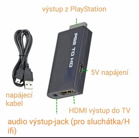 PS2 video převodník na HDMI - 4
