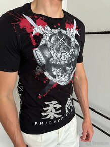 Pánské tričko PHILIPP PLEIN (černé) vel. M - 4