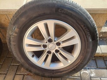 ALU kola 5x114,3x16 + pneu letní 215/70/16 - 4