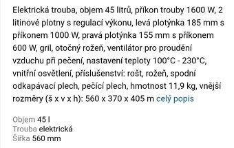 Elektrická trouba - 4