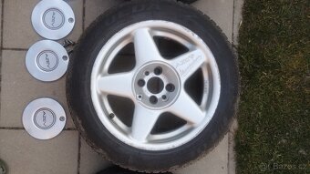Prodám sadu kol AZEV 7,5Jx15, 4x98, pneu 195/55/15 - 4