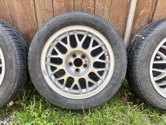 Alu sada 5x100 r16 se zimním pneu na výměnu či dojetí. - 4